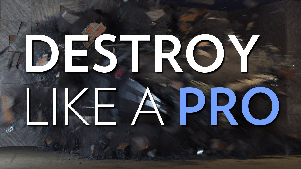 Destroy Graphics Professional destruction techniques - andvfx